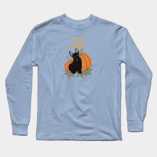 Scottie Dog Halloween Trick or Treat Long Sleeve T-Shirt